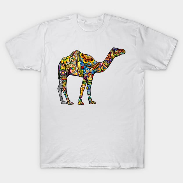 Beautiful Camel Totem Tattoo Art T-Shirt by Macy XenomorphQueen